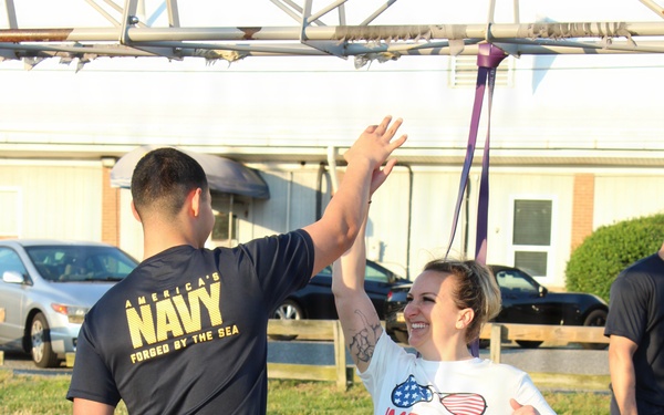 Fitness Leaders Fuel Motivation During Command 'Murph' Challenge