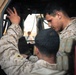 U.S. Marines depart to training positions