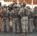 U.S. Marines depart to training positions
