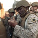 U.S. Marines depart to training positions