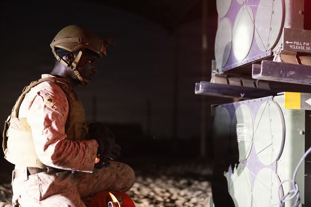 U.S. Marines conduct M142 HIMARS maintenance operations
