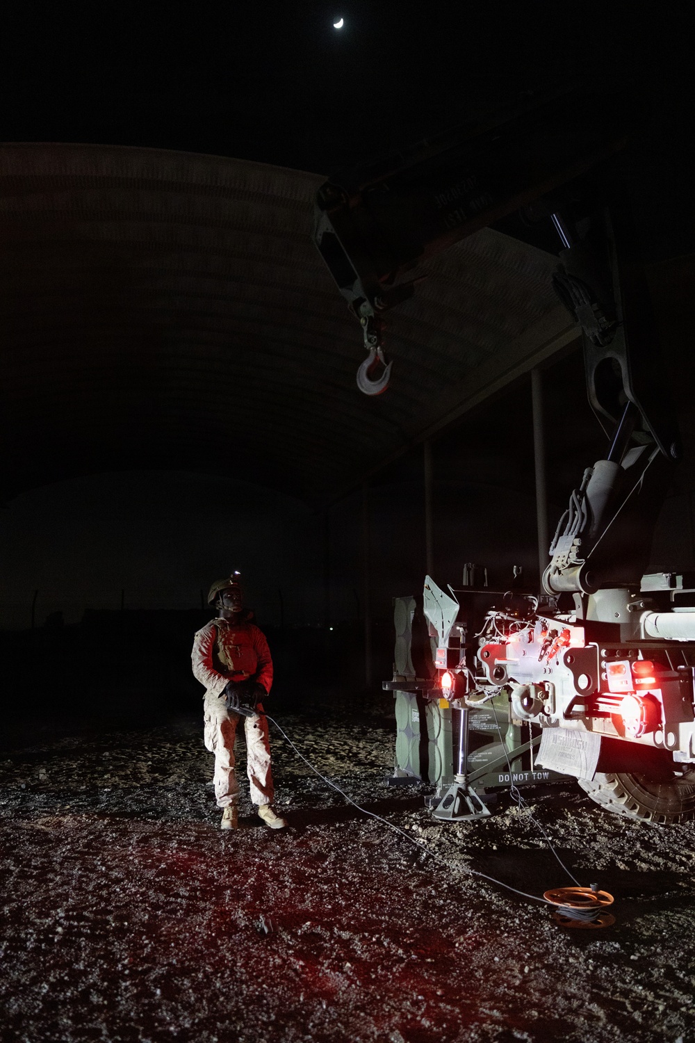 U.S. Marines conduct M142 HIMARS recovery operations