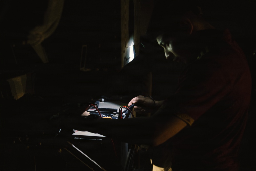 U.S. Marines conduct M142 HIMARS maintenance operations