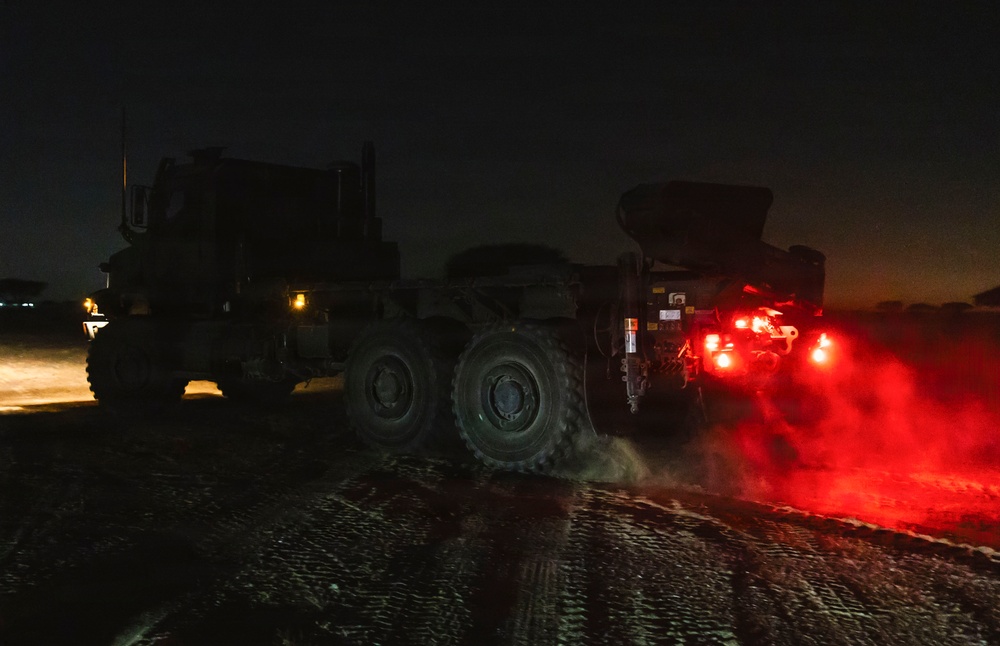 U.S. Marines conduct M142 HIMARS maintenance operations