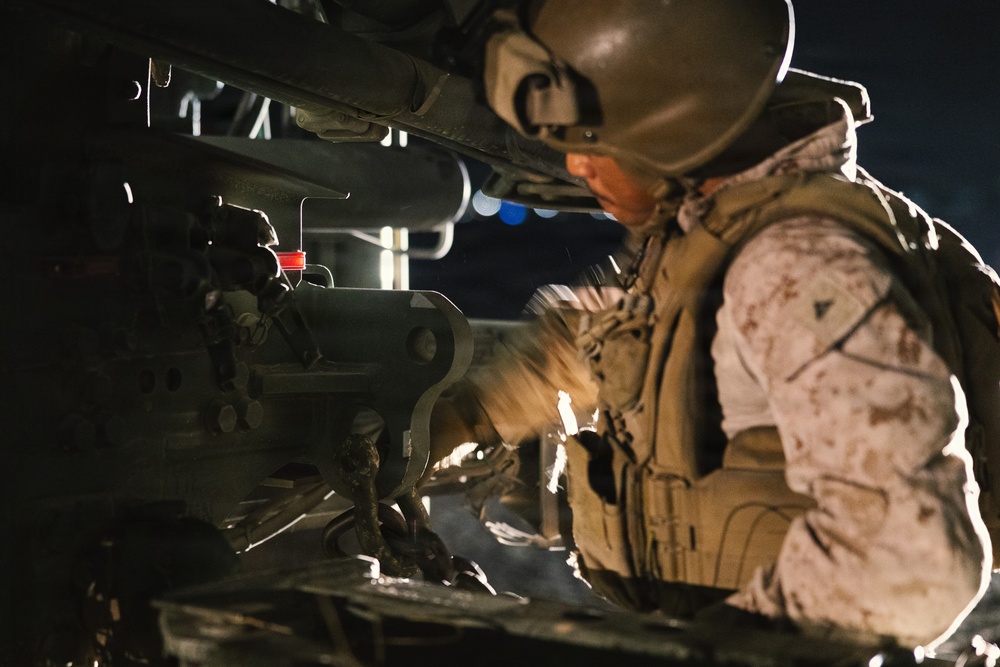 U.S. Marines conduct M142 HIMARS maintenance operations