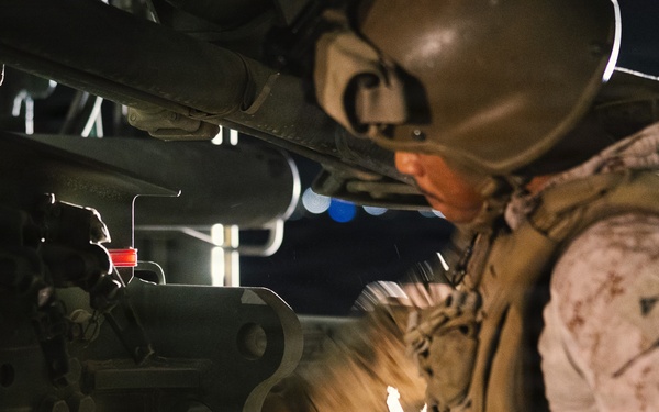 U.S. Marines conduct M142 HIMARS maintenance operations