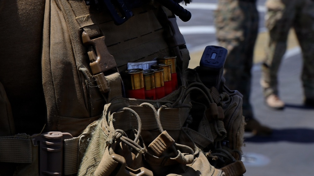 31st MEU | U.S. Marines conduct a live fire deck shoot