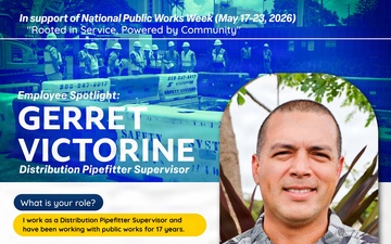 NAVFAC Hawaii Employee Spotlight: Gerret Victorine