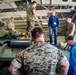 Marines Brief Civilian Visitors During Light Armored Vehicle Demonstration at Military Installation