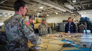 AFN Naples Radio News- USS Mount Whitney Distinguished Visitor Day and Post Iran Attack Press Briefing