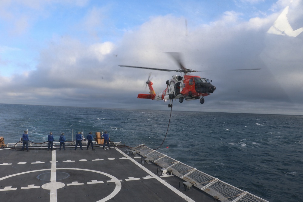 U.S. Coast Guard Cutter Waesche returns to Alameda after successful 113-day patrol in Bering Sea