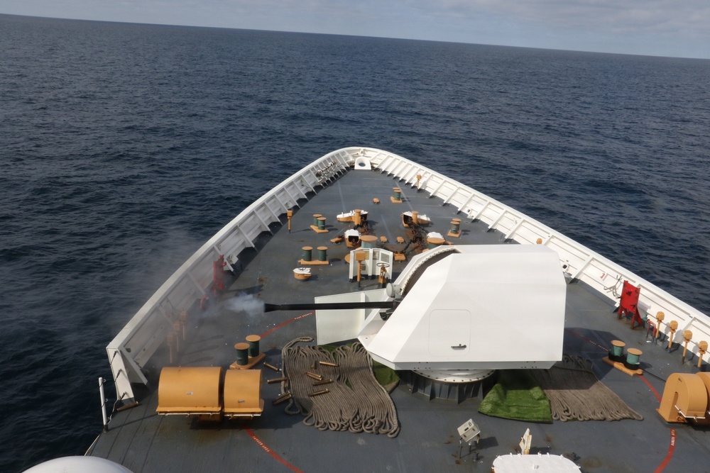 U.S. Coast Guard Cutter Waesche returns to Alameda after successful 113-day patrol in Bering Sea