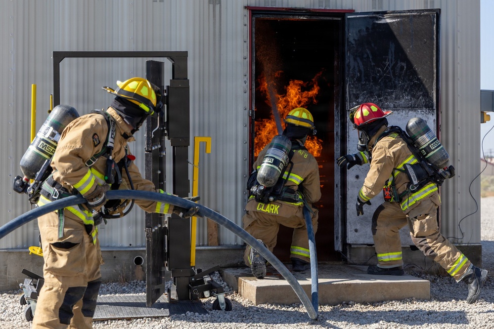 Seconds count: Edwards firefighters sharpen emergency response