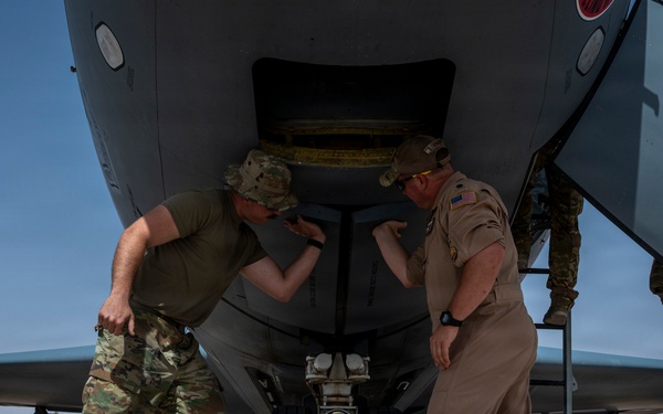 KC-135 Stratotanker fuels F-35 Lightning II