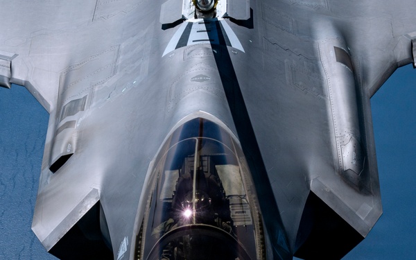 KC-135 Stratotanker fuels F-35 Lightning II
