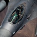 KC-135 Stratotanker refuels F-16 Fighting Falcon during security operations