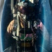 KC-135 Stratotanker refuels F-16 Fighting Falcon during security operations