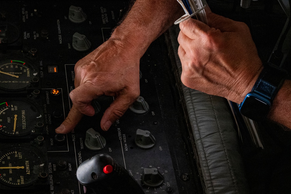 KC-135 Stratotanker supports F-35 Lightning II operations