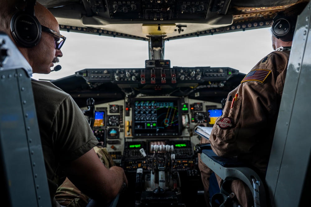 KC-135 Stratotanker supports F-35 Lightning II operations