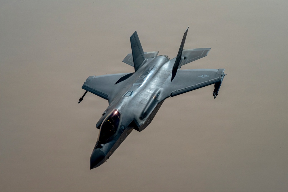 KC-135 Stratotanker supports F-35 Lightning II operations