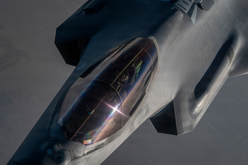 KC-135 Stratotanker supports F-35 Lightning II operations