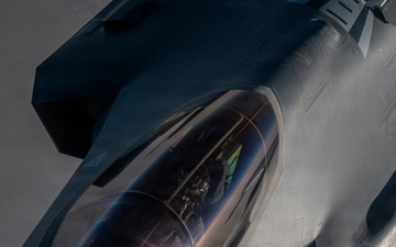 KC-135 Stratotanker supports F-35 Lightning II operations