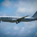 A P-8A Poseidon Lands on Kadena Air Base