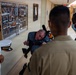 Service Members visit veterans at VA Hospital