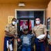 Service Members visit veterans at VA Hospital
