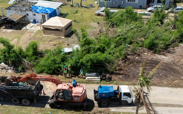 Debris Removal Operations Continue on Saipan