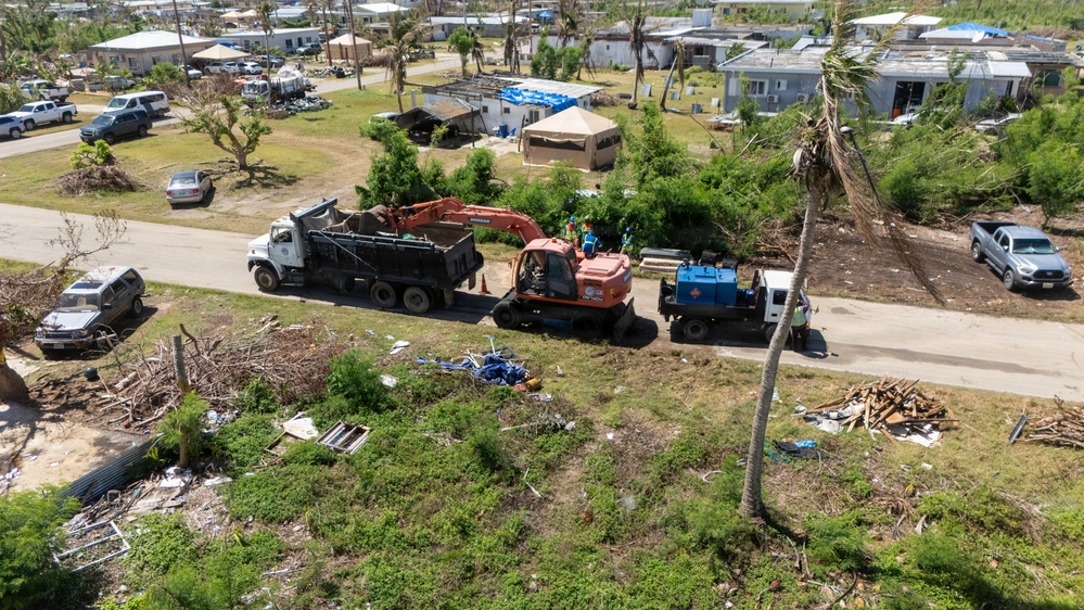Debris Removal Operations Continue on Saipan