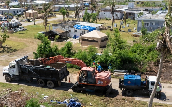Debris Removal Operations Continue on Saipan