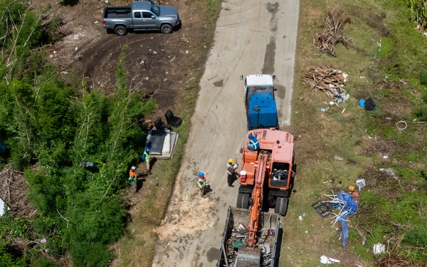 Debris Removal Operations Continue on Saipan