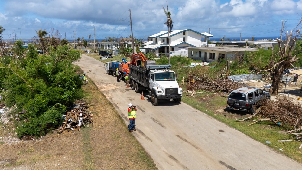 Debris Removal Operations Continue on Saipan