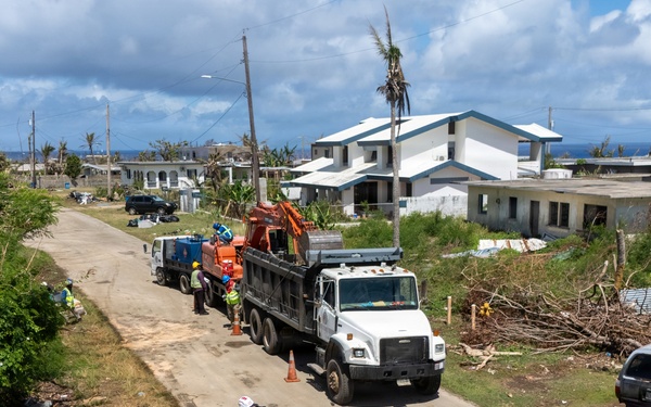 Debris Removal Operations Continue on Saipan