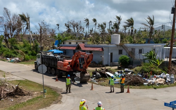 Debris Removal Operations Continue on Saipan