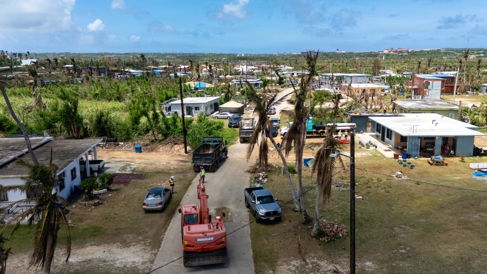 Debris Removal Operations Continue on Saipan