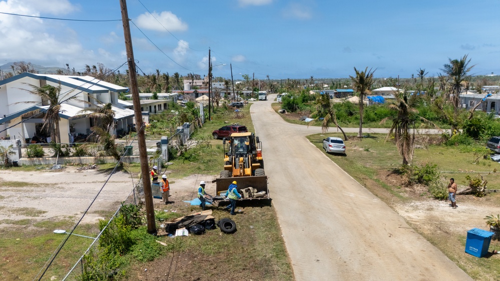 Debris Removal Operations Continue on Saipan