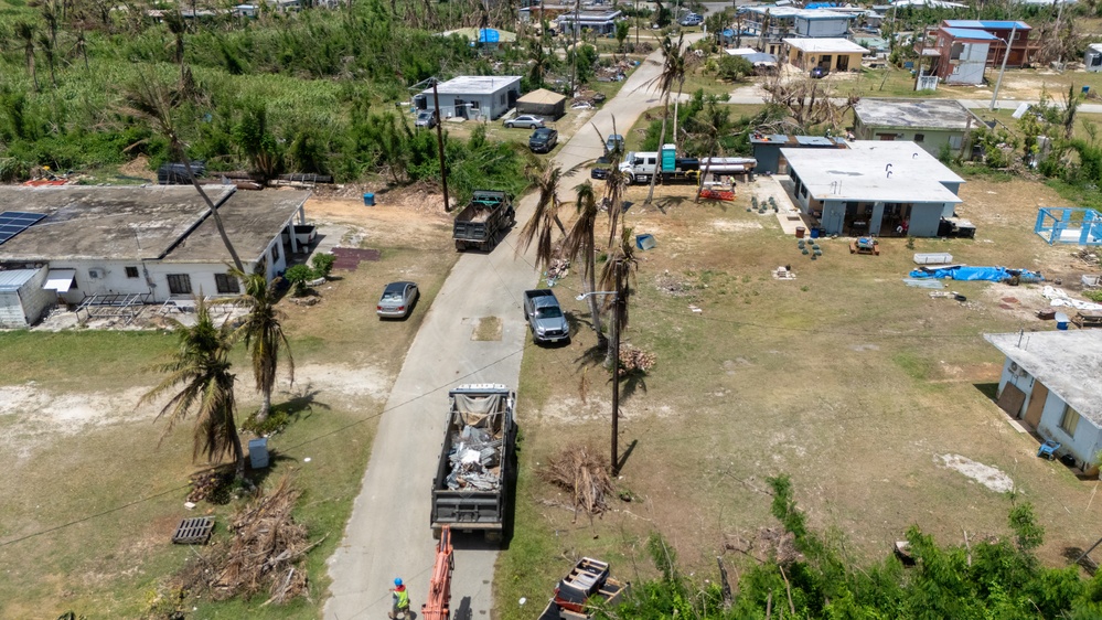 Debris Removal Operations Continue on Saipan