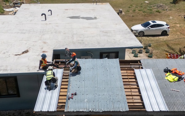 Temporary Roofing Installs Continue on Saipan