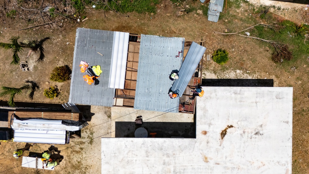 Temporary Roof Installs Continue on Saipan