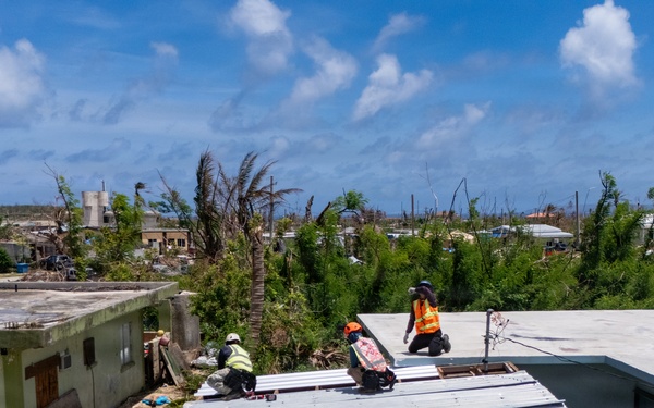 Temporary Roof Installs Continue on Saipan
