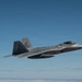 KC-135 refuels F-22s