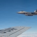KC-135 refuels F-22s