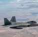 KC-135 refuels F-22s