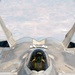 KC-135 refuels F-22s