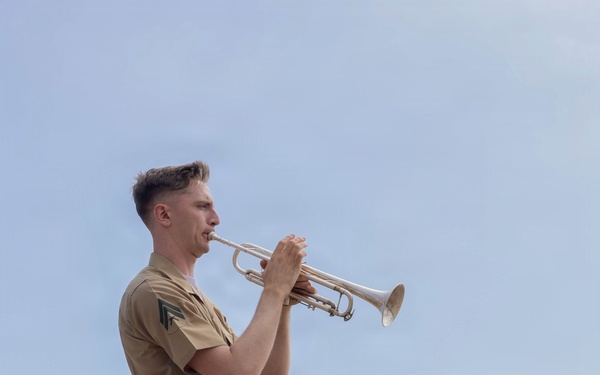 3rd MAW band plays at Rick Crocker 5k Memorial Run