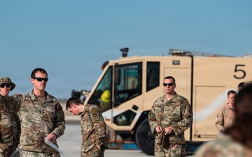 AEW conducts contingency ramp FOD walk