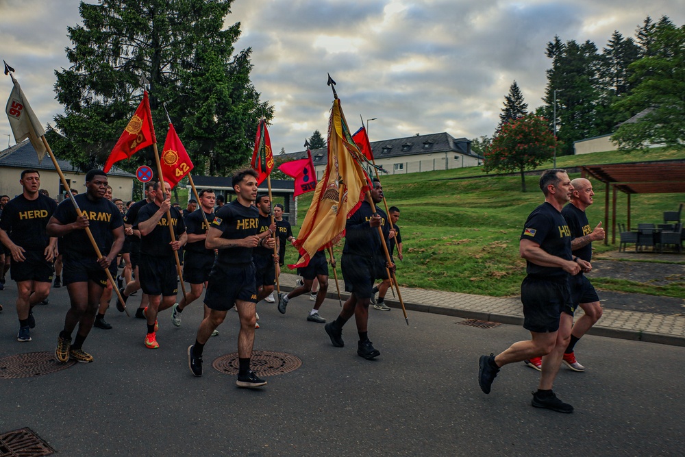 16th Sustainment Brigade Hosts Memorial Day Run in Baumholder