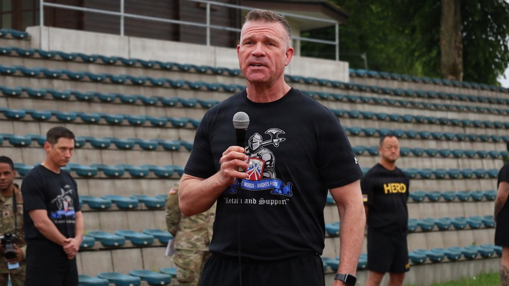 16th Sustainment Brigade Honors Fallen Service Members During Memorial Day Run in Baumholder
